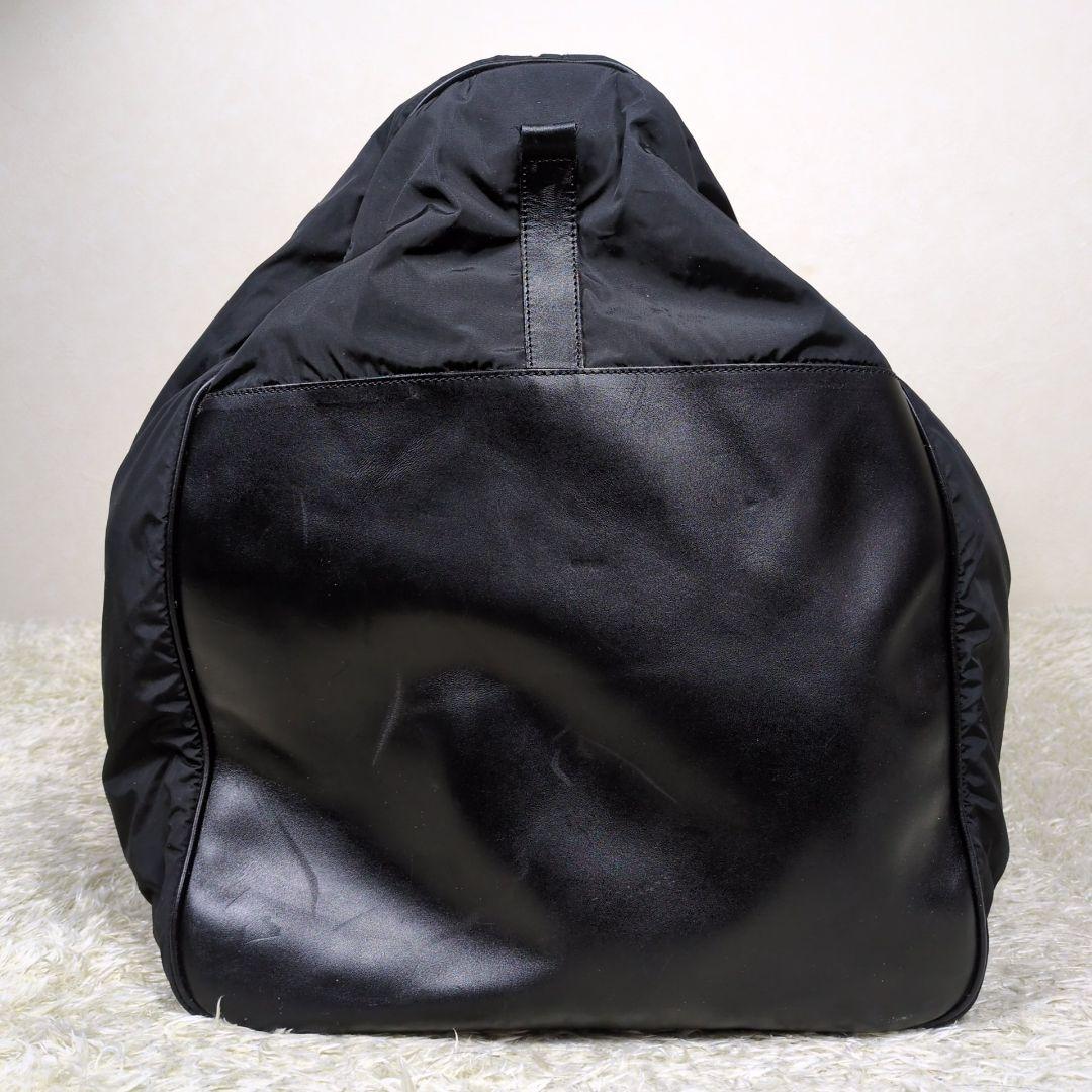 ジョルジオアルマーニ ボストンバッグ 2way 大容量 ナイロン ブラック