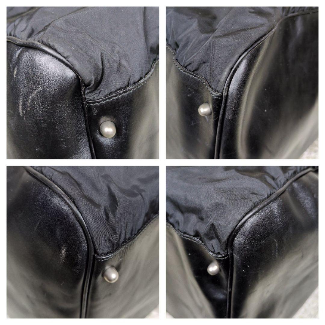 ジョルジオアルマーニ ボストンバッグ 2way 大容量 ナイロン ブラック