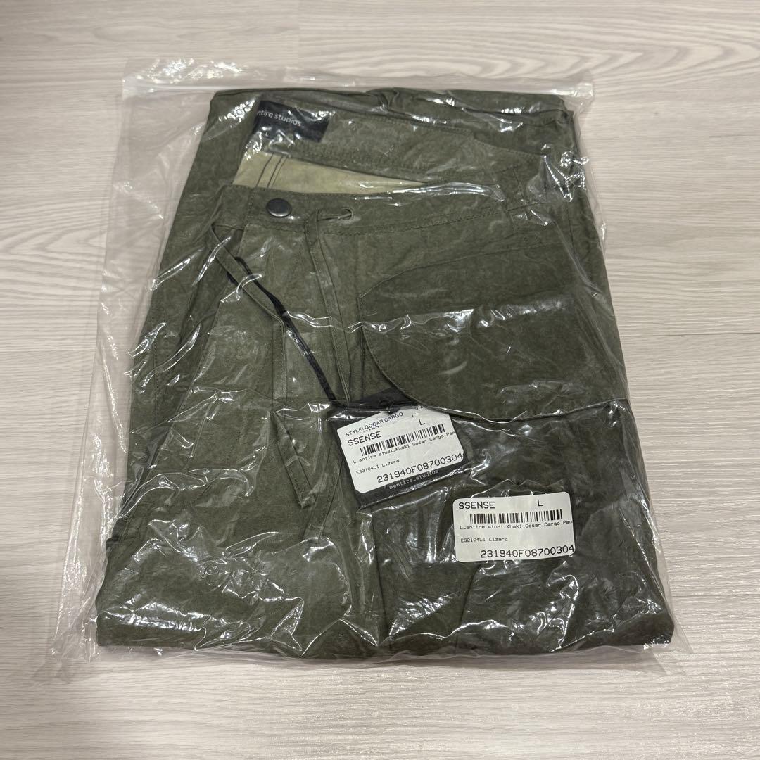 パンツ entire studios GOCAR CARGO PANT Lizard