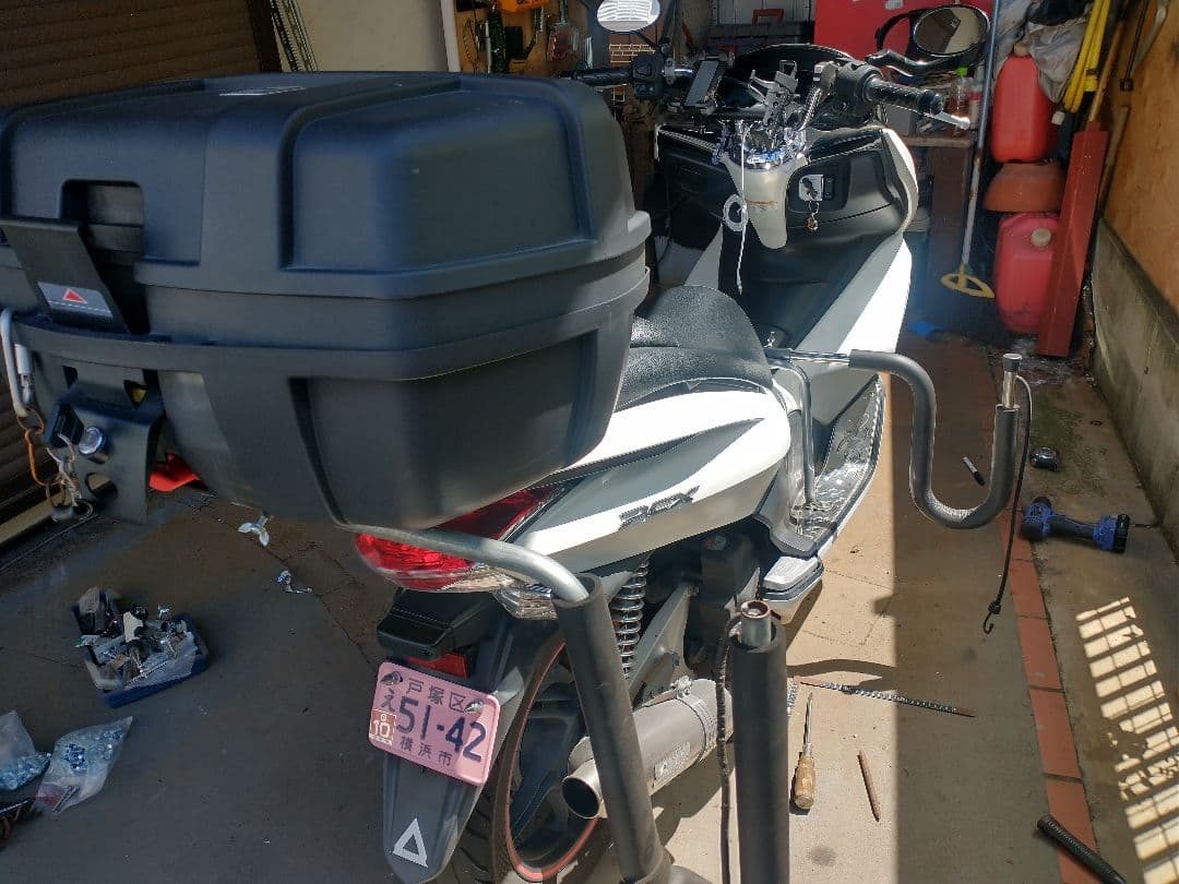 ジャイロX対応！原付二種、原付スクーター用のサーフボードキャリア