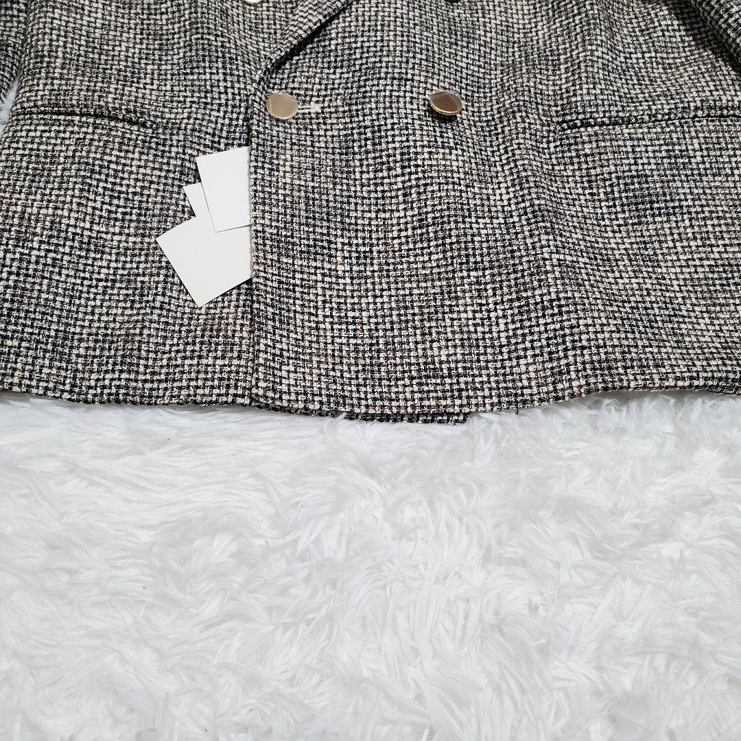 新品✨　ミラオーウェン　テーラードジャケット　ダブル　ツイード　ポリー様