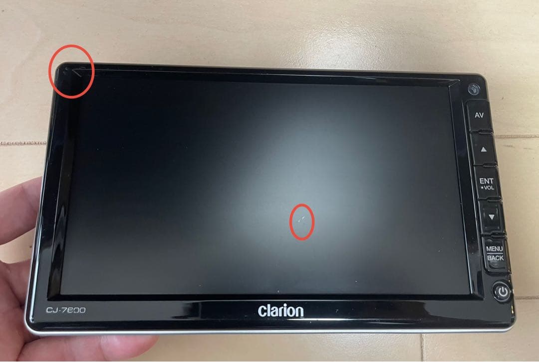 Clarion CJ7600 乗用車 トラック用モニター