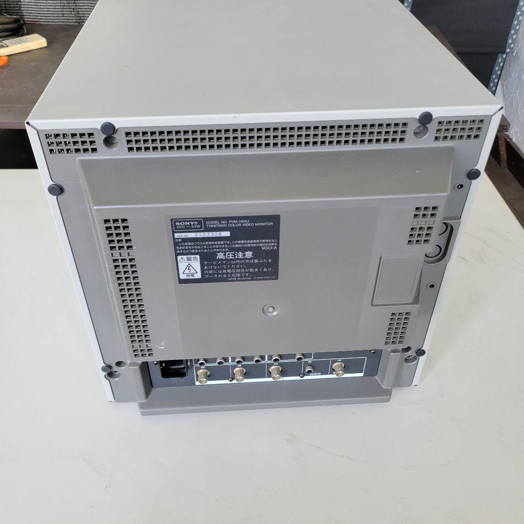 ①14型トリニトロンカラービデオピクチャーモニター PVM-14M1J SONY