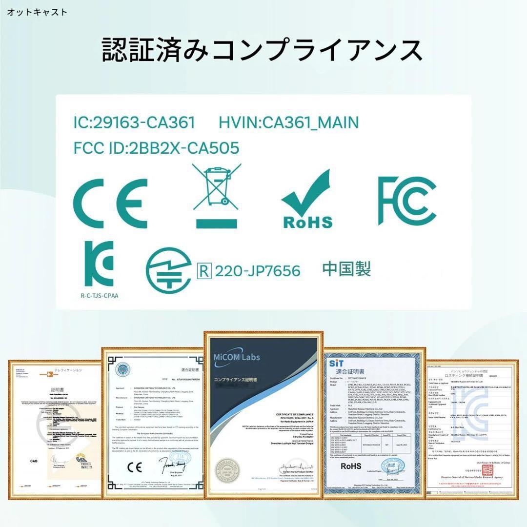 Ottocast Play 2 Video Express 技適Netflix