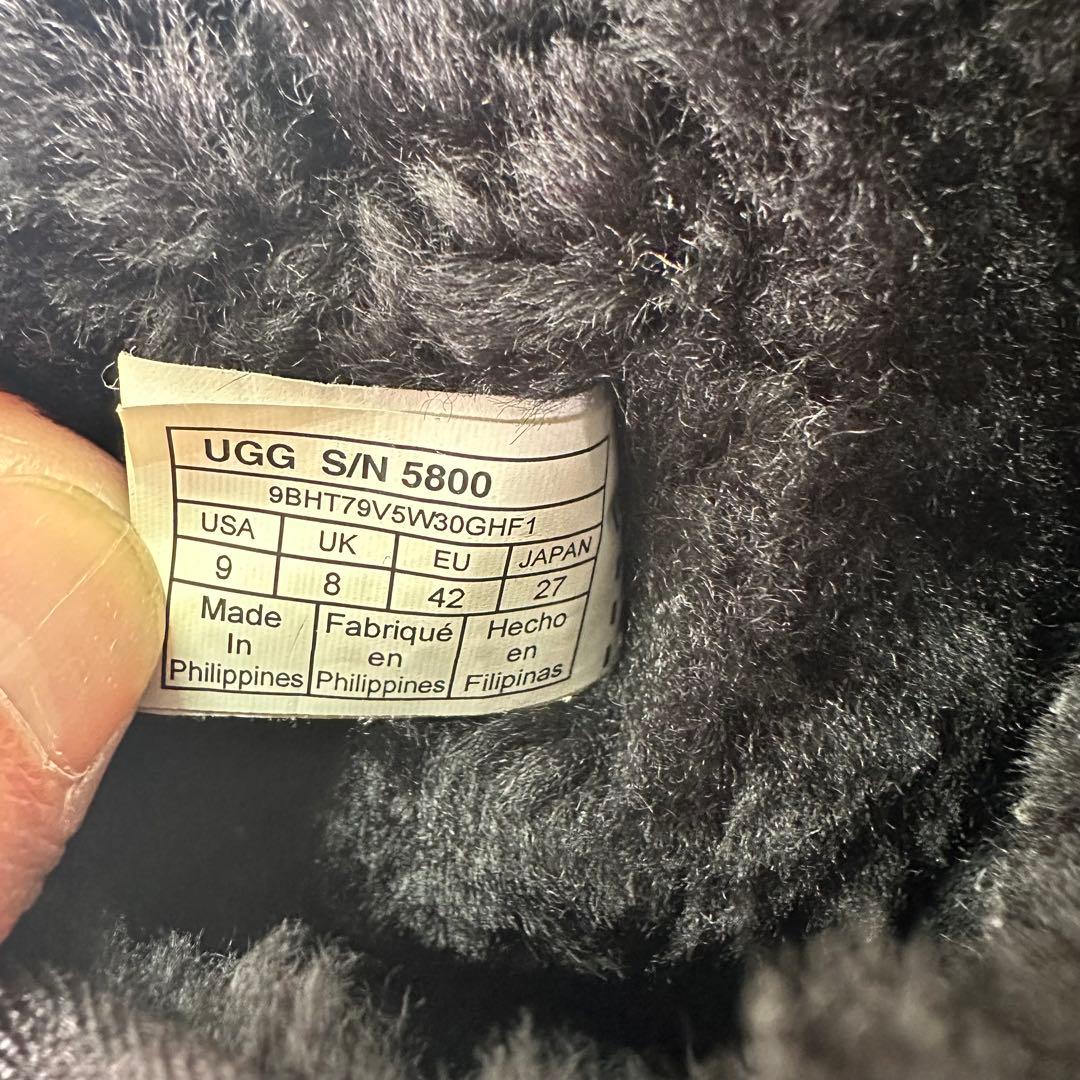 27cm UGG ブラック ムートンブーツ