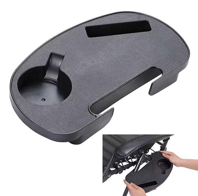 ウォールマート キャノピーリクライニングチェア 無段階調整 屋根＆トレー付 青