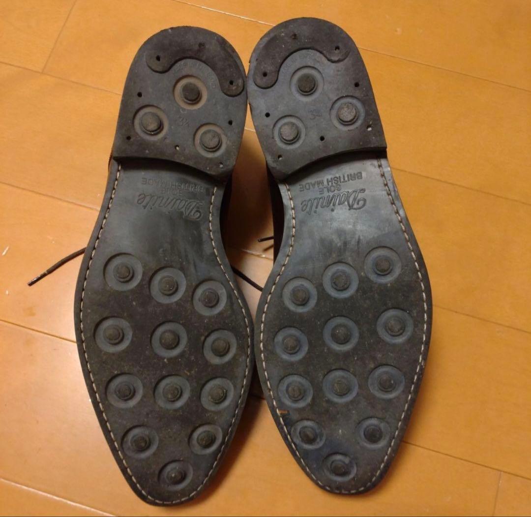 ジャランスリウァヤ　ストレートチップ　ブラウン　外羽根　UK8