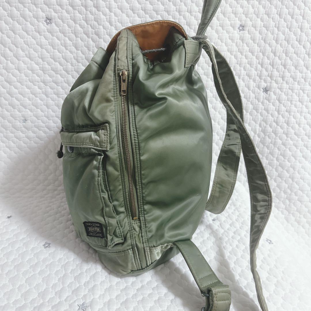 PORTER TANKER リュック セージグリーン
