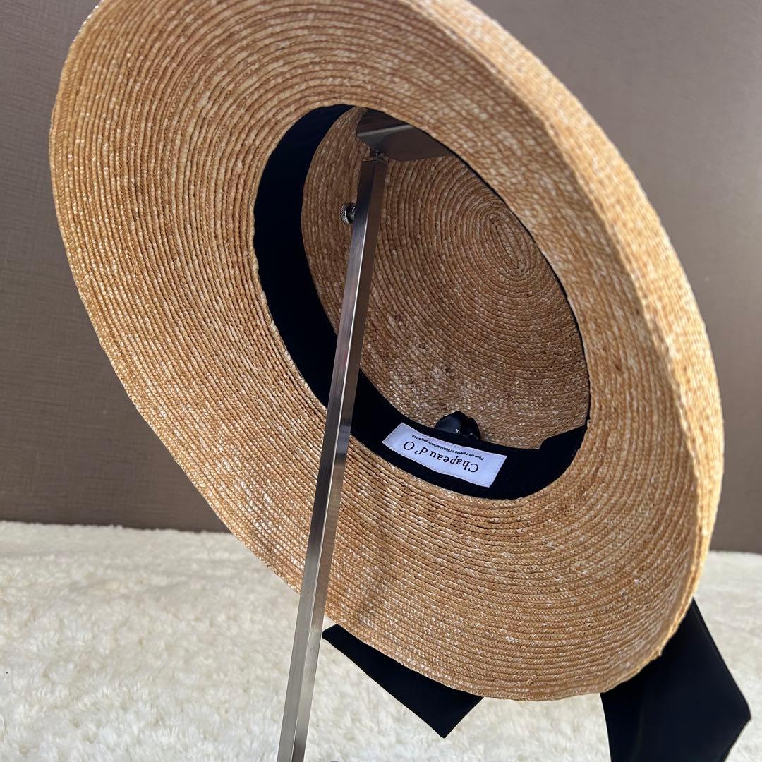 【訳あり】現行品未使用級✨シャポードオー カサブランカ　麦わら帽子