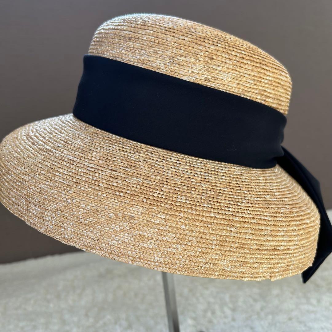 【訳あり】現行品未使用級✨シャポードオー カサブランカ　麦わら帽子