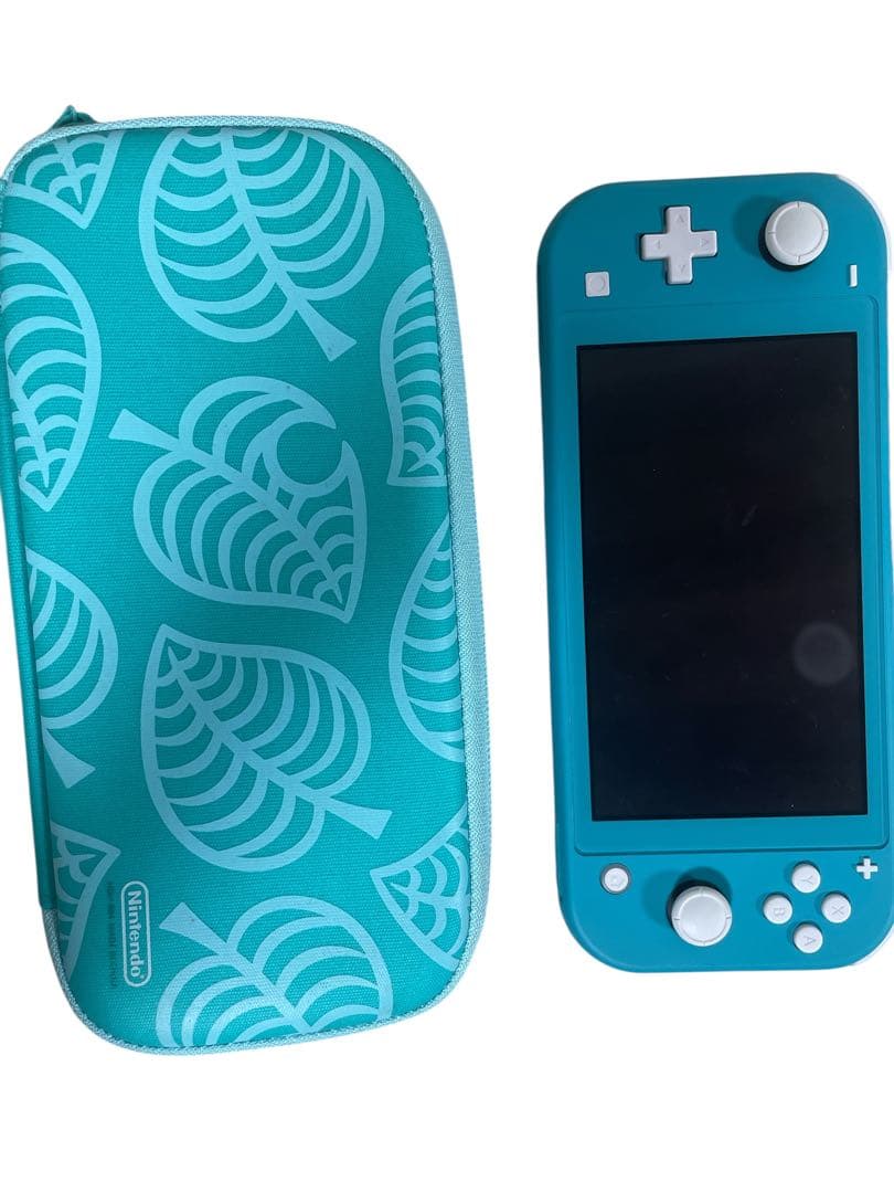 美品　本体Nintendo Switch Lite ターコイズ 専用ケース付き