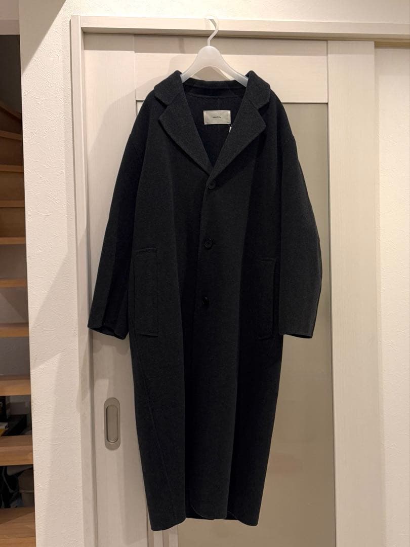 【Chrie】Todayful Wool Over Coat チャコール