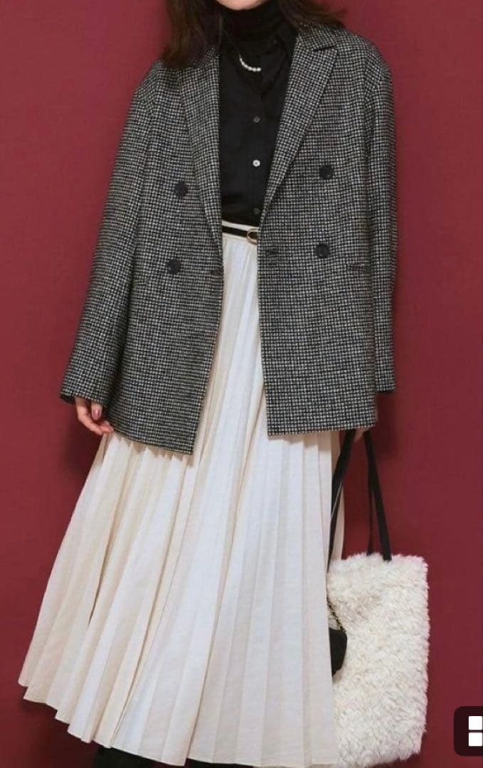 【新品】見上愛さん着用アイテム❤︎23区ツイードジャコット