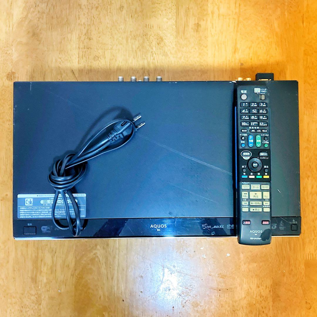 SHARP シャープ　ブルーレイレコーダー HDD 500GB 3チューナー