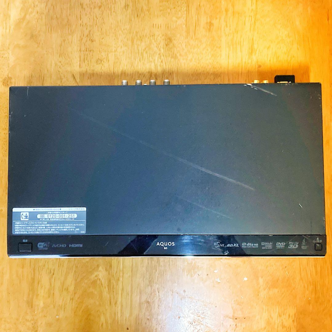 SHARP シャープ　ブルーレイレコーダー HDD 500GB 3チューナー