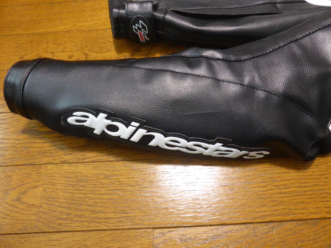 Alpinestars レザージャケット ブラック プロテクター付き PUレザー