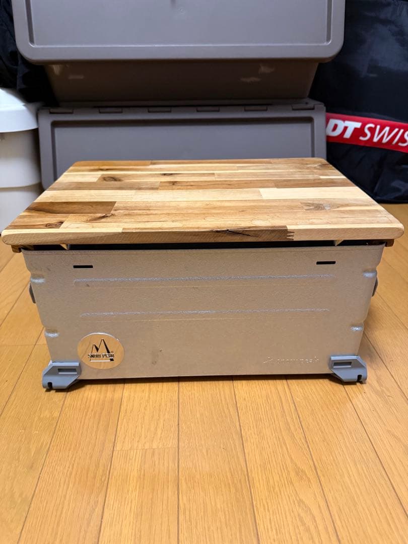 スノーピーク シェルフコンテナ 25 雪嶺祭限定メタルステッカー付き