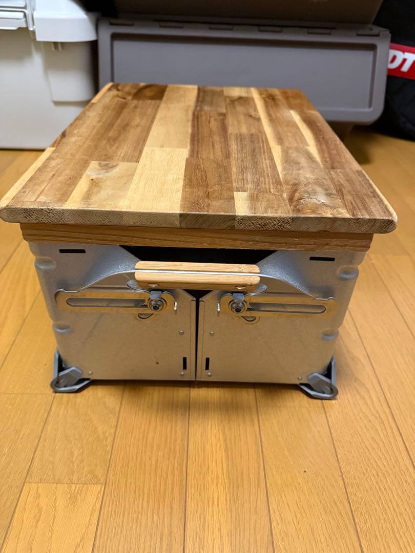 スノーピーク シェルフコンテナ 25 雪嶺祭限定メタルステッカー付き