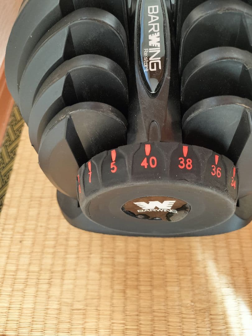 BARWING 可変式ダンベル 40kg x 2個セット★2/2