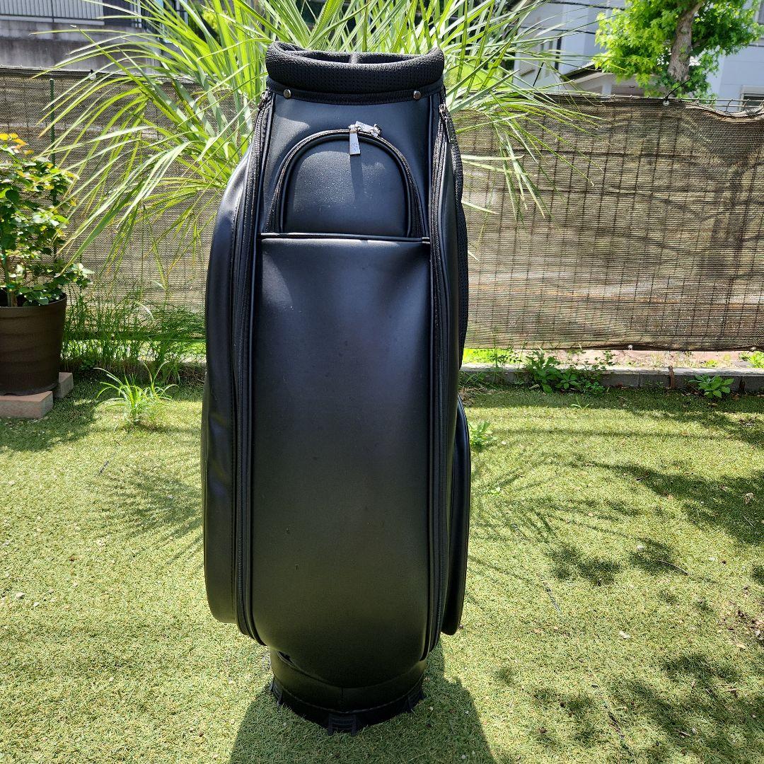 ゴルフキャディバッグ ブラック　BLACK CLOVER
