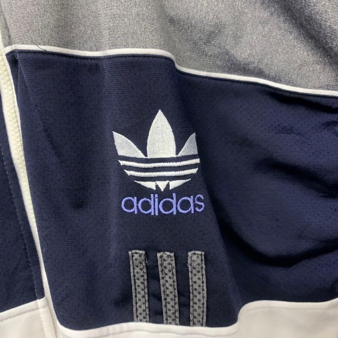 【レアXL☆EU輸入90s】アディダス トレフォイル両面刺繍トラックジャケット