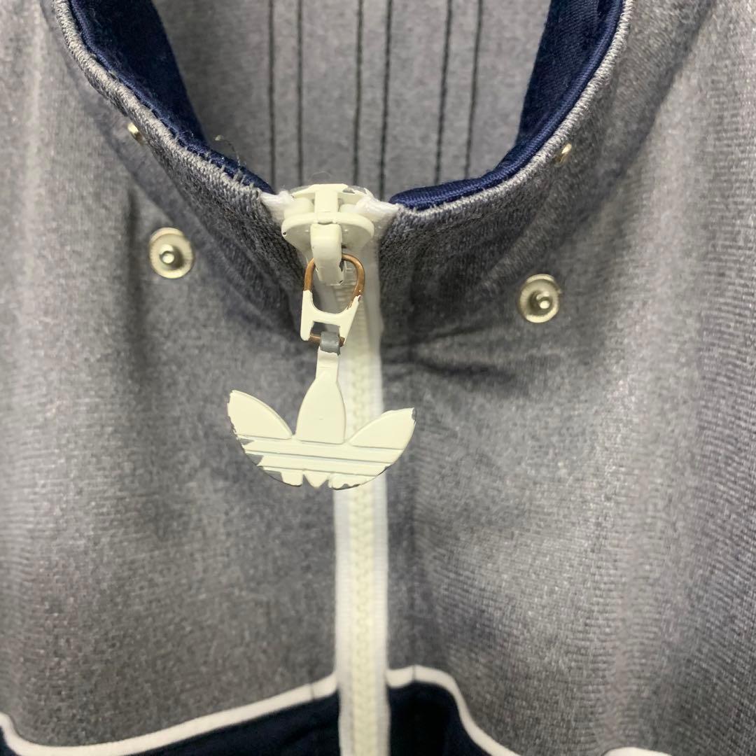 【レアXL☆EU輸入90s】アディダス トレフォイル両面刺繍トラックジャケット