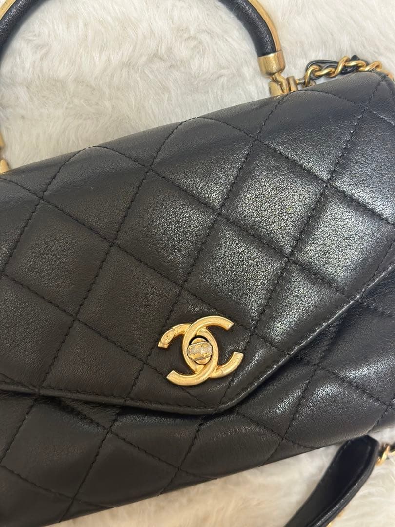 CHANEL シャネル ノベルティ ハンドショルダーバッグ 黑