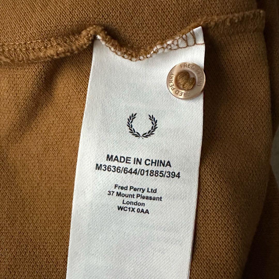 FRED PERRY フレッドペリー ポロシャツ 長袖 ロゴ