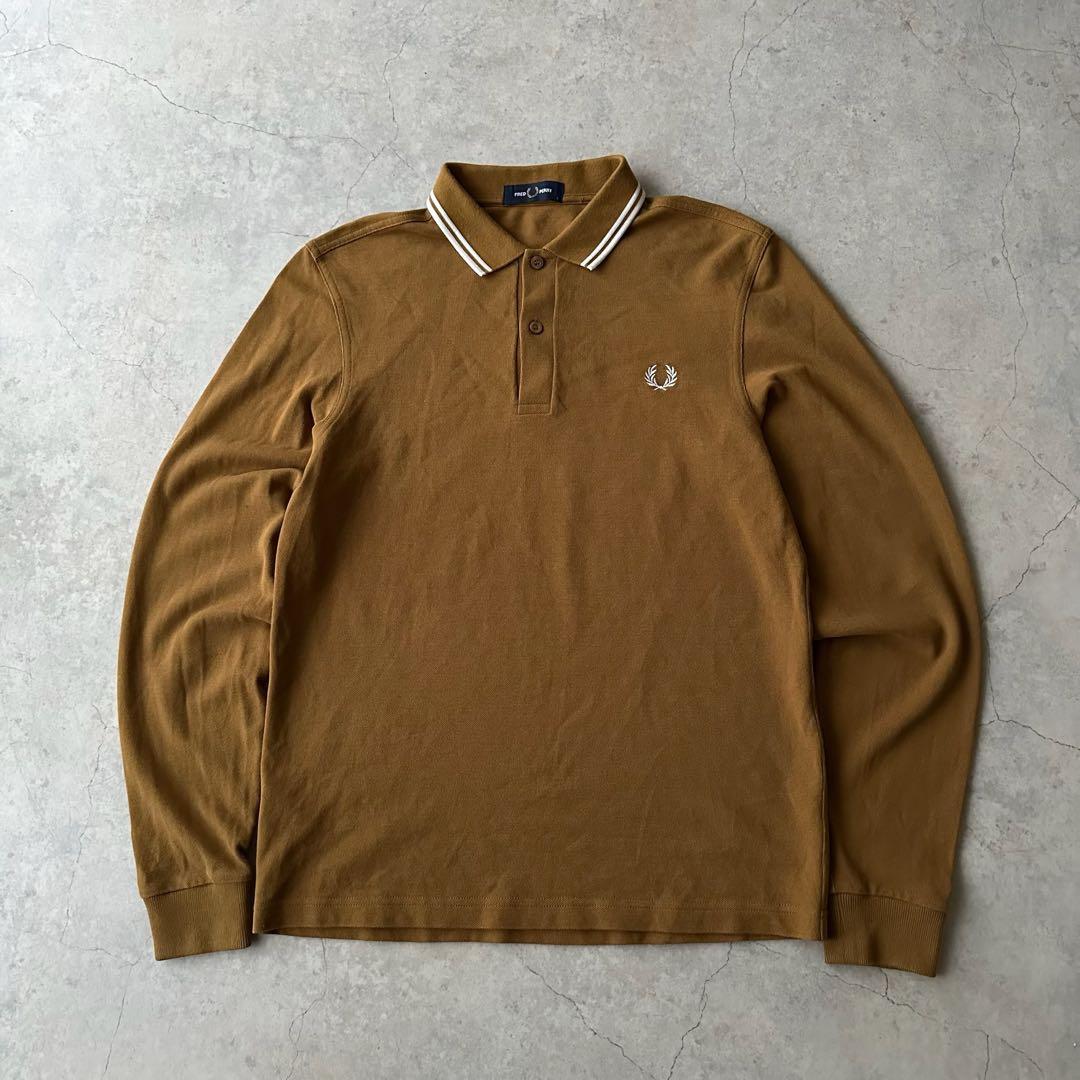 FRED PERRY フレッドペリー ポロシャツ 長袖 ロゴ