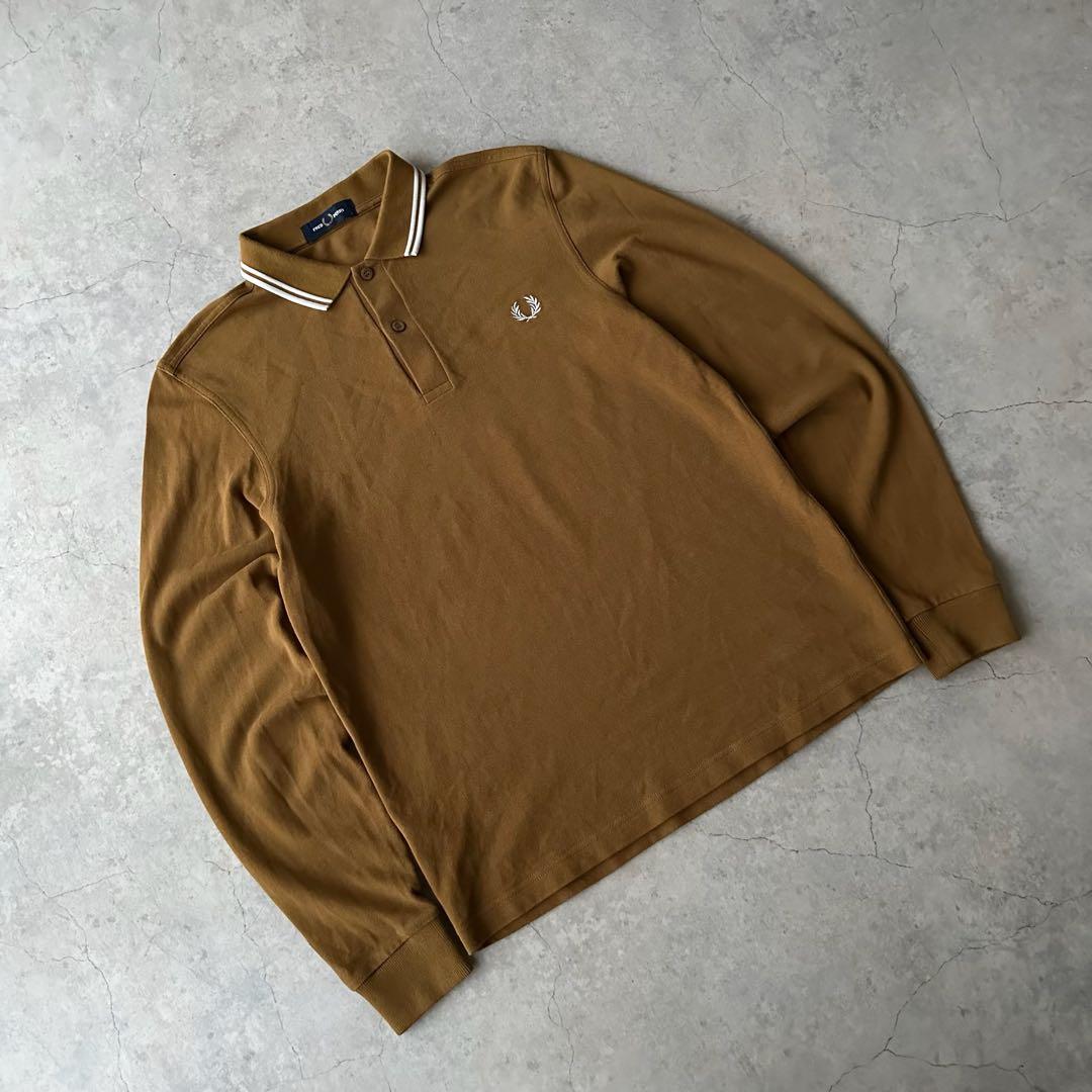 FRED PERRY フレッドペリー ポロシャツ 長袖 ロゴ