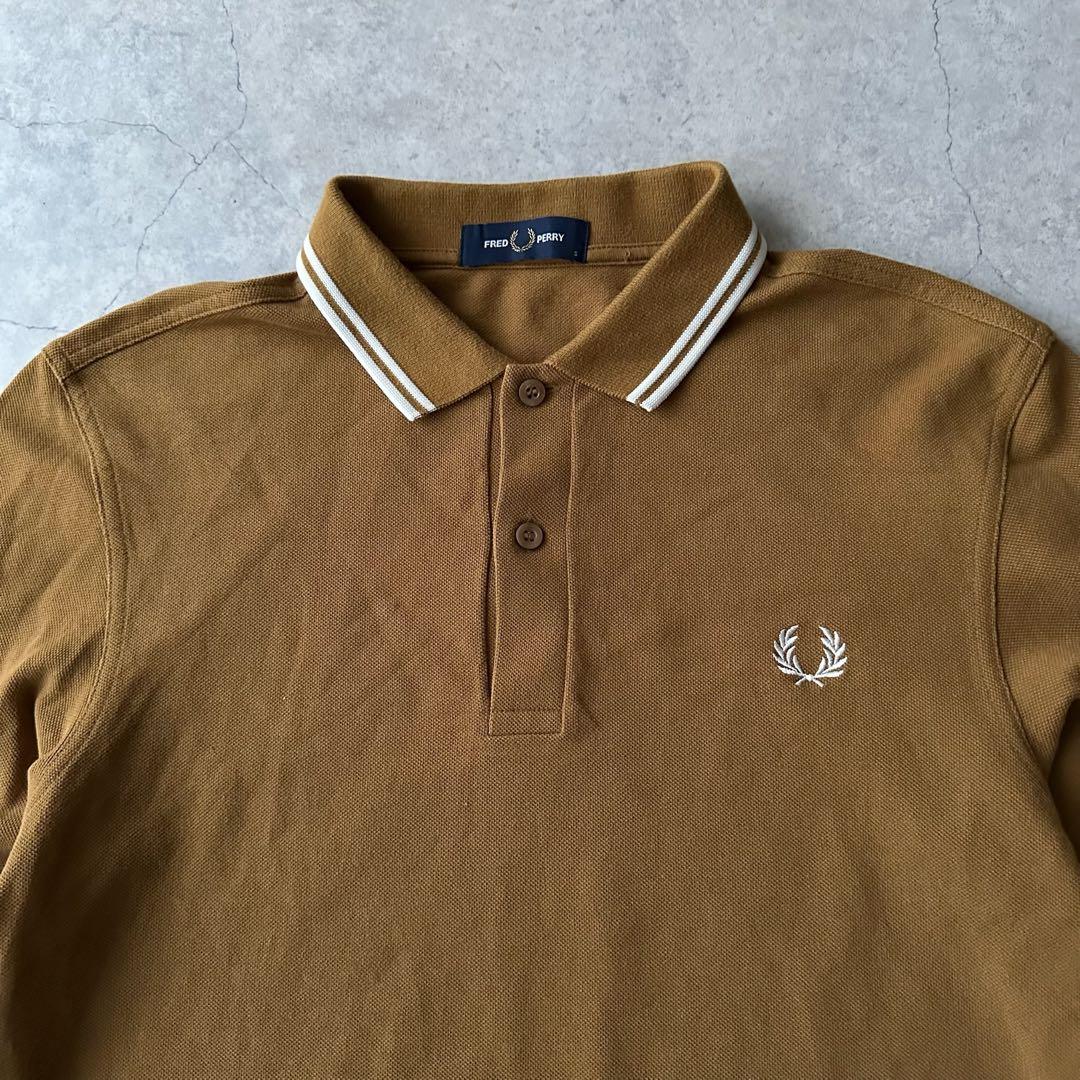 FRED PERRY フレッドペリー ポロシャツ 長袖 ロゴ