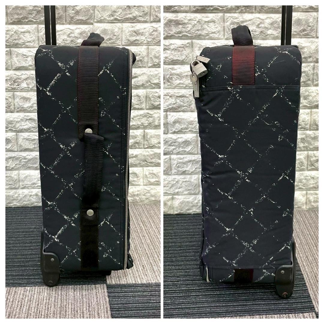 CHANEL　シャネル　旧トラベルライン　キャリーケース　２輪　ブラック