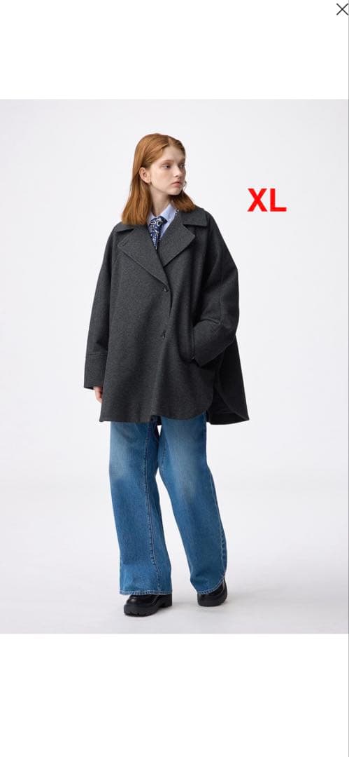 ☆新品☆GU コージーメルトンケープコート XL メルトン コート ケープ