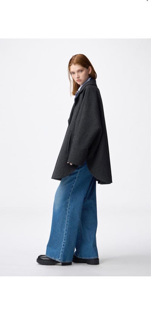 ☆新品☆GU コージーメルトンケープコート XL メルトン コート ケープ