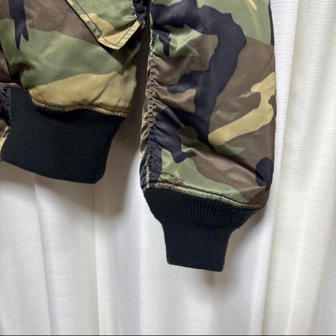 ALPHA INDUSTRIES 迷彩 MA-1ジャケット Lサイズ 専用