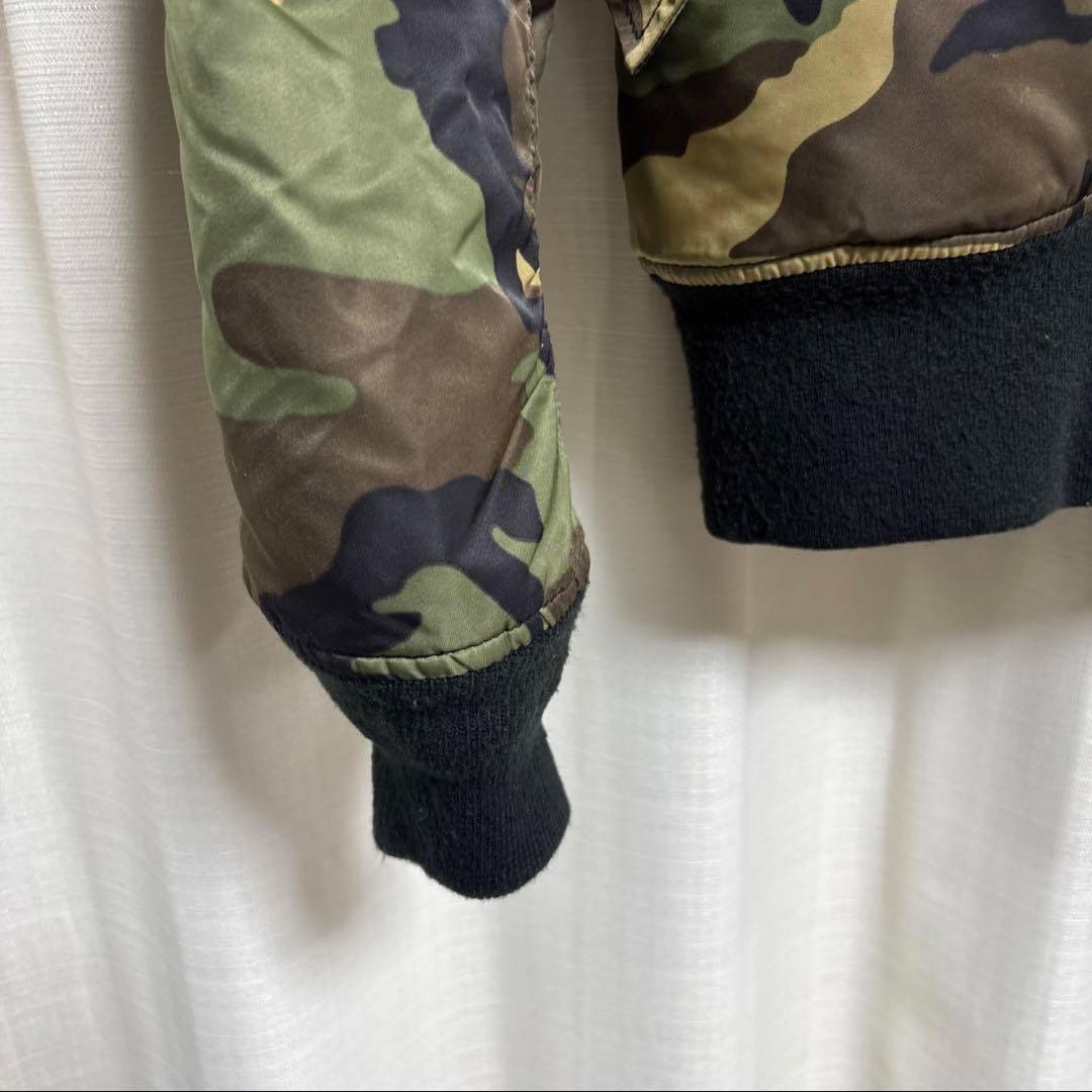 ALPHA INDUSTRIES 迷彩 MA-1ジャケット Lサイズ 専用