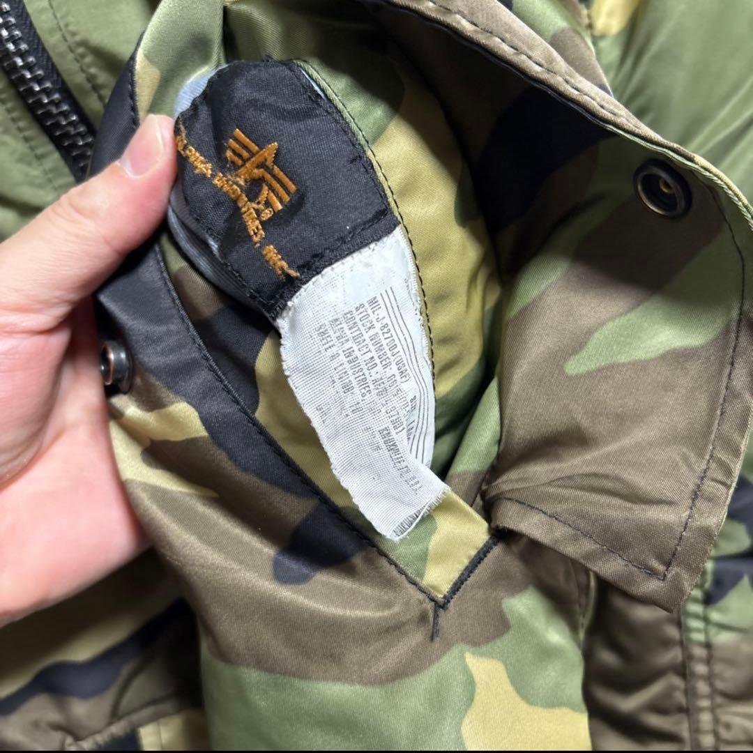 ALPHA INDUSTRIES 迷彩 MA-1ジャケット Lサイズ 専用