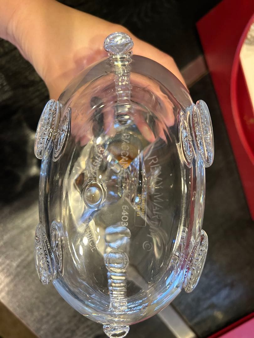 レミーマルタン　ルイ13世　 700ml バカラ製ボトル空瓶　箱付き　替栓付