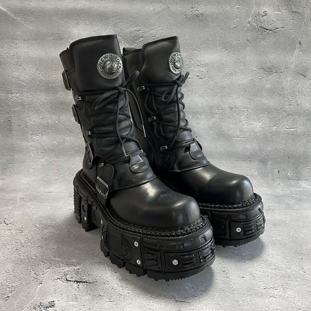 wwxxxyさん専用NEW ROCK M-TANK373-S1 ブラックブーツ