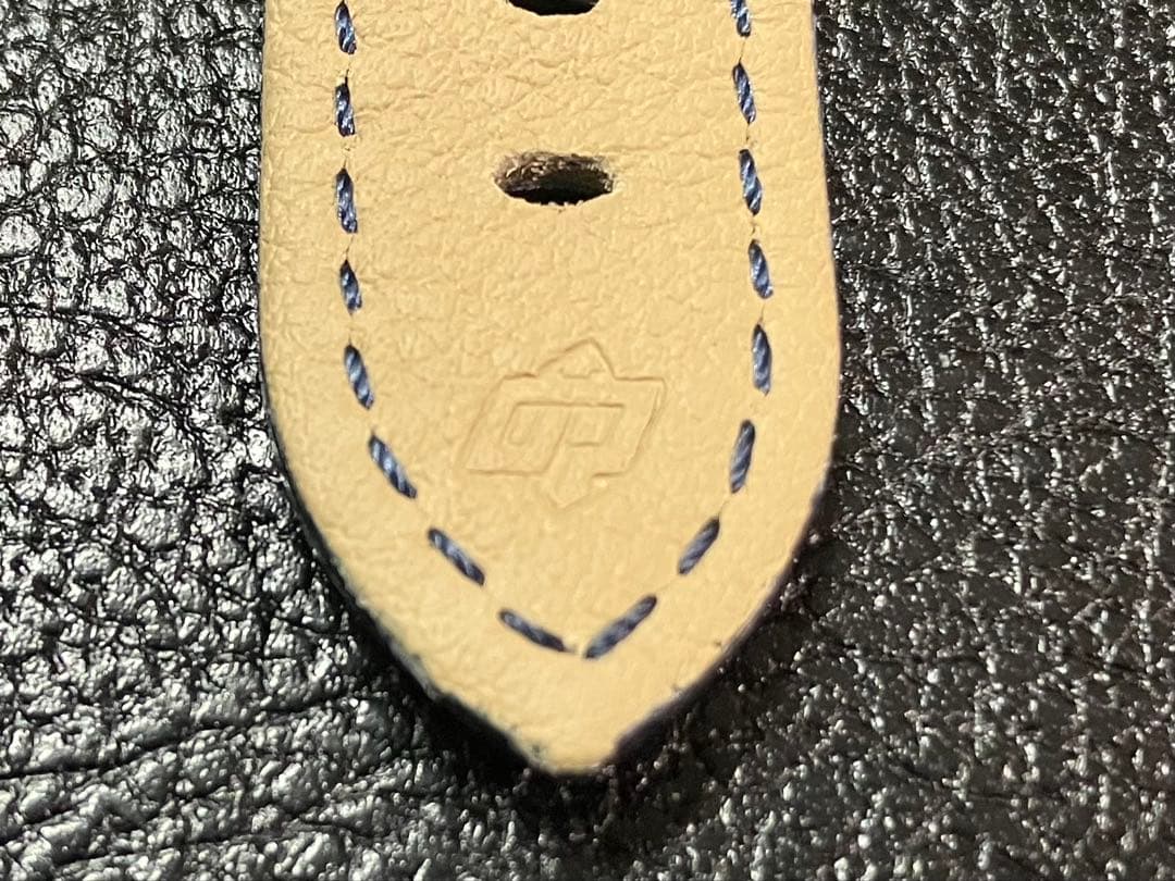 パネライ純正ストラップ 艶あり濃紺　シャイニーダークネイビー