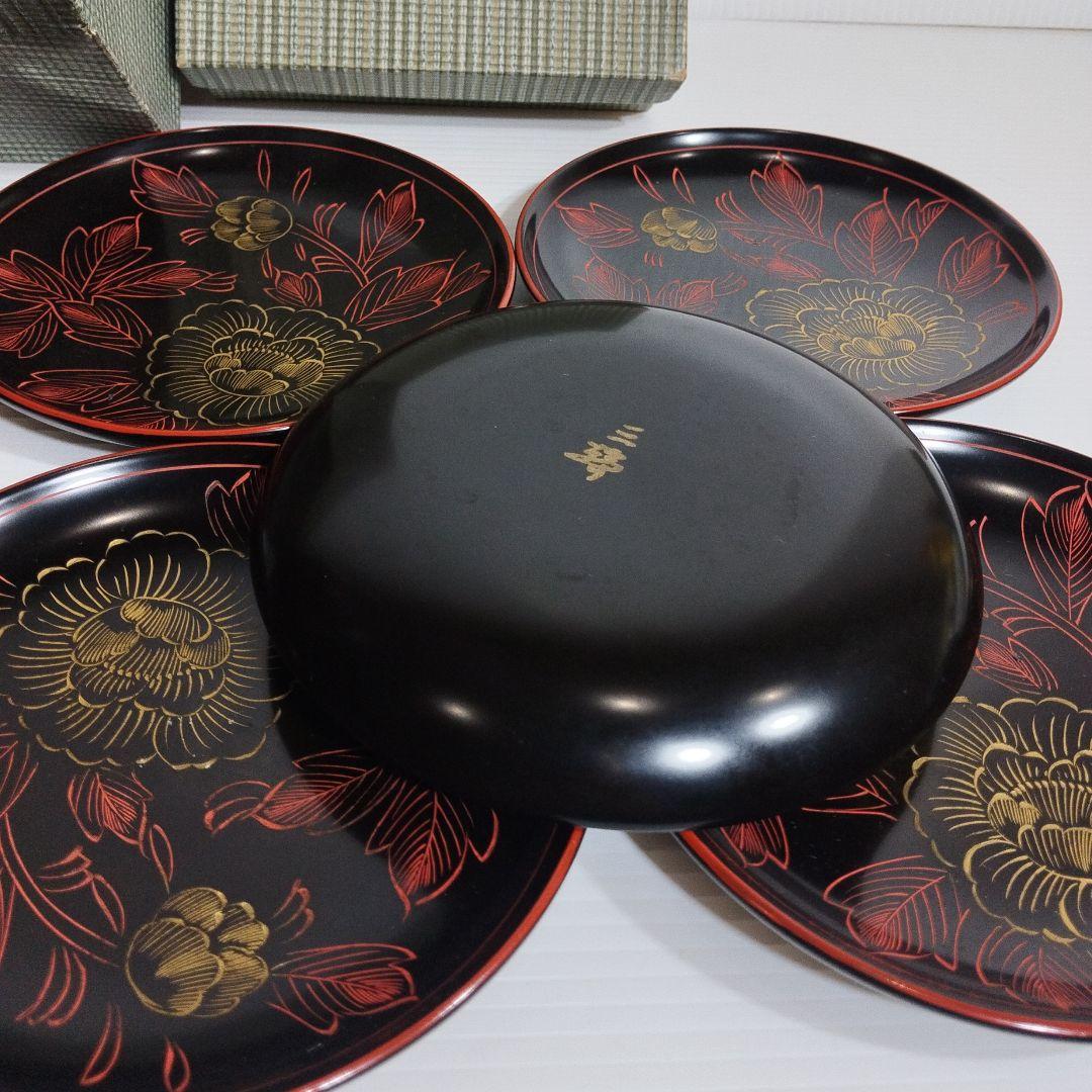 本堅地輪島塗【二段重箱と菓子置き】未使用品 MADE IN JAPAN