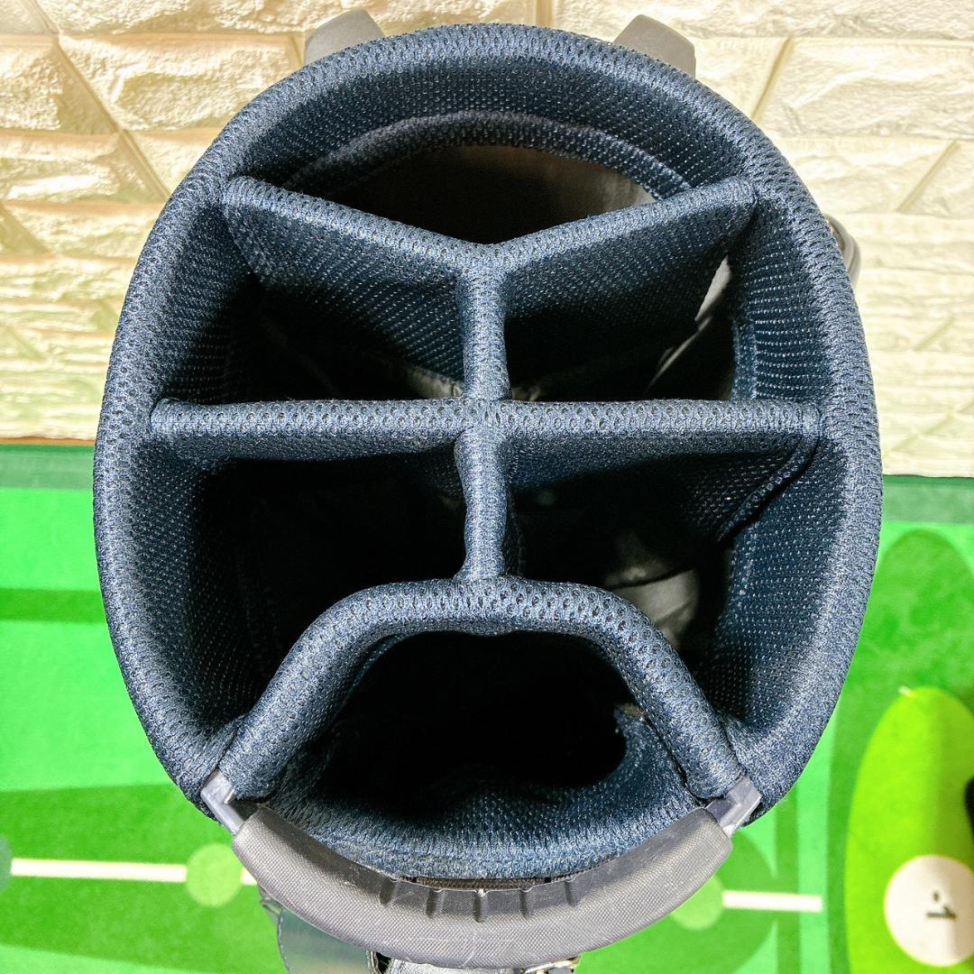 PEARLY GATES スタンド式 キャディバッグ ネイビー ネームタグ付