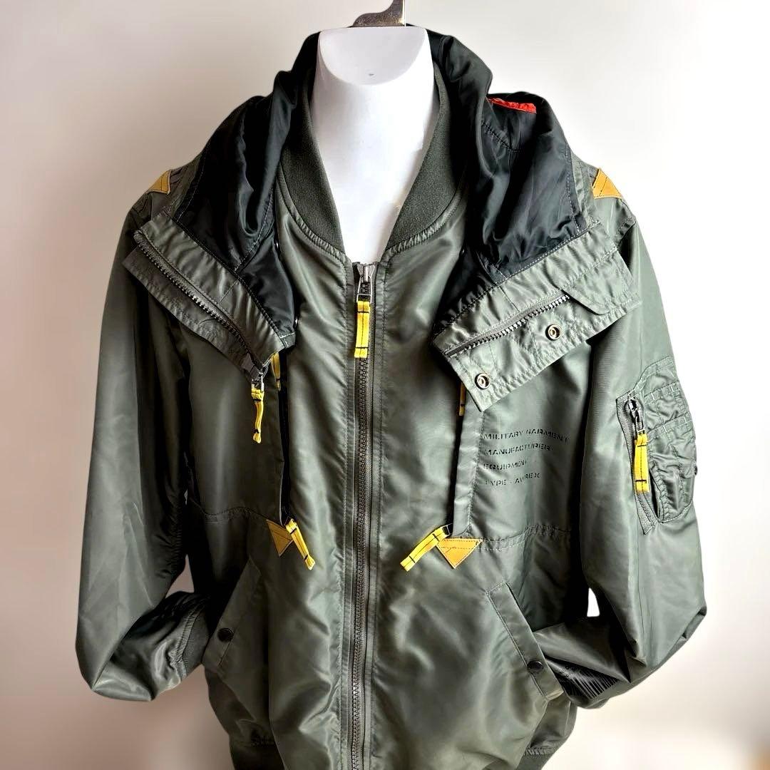 AVIREX LIGHT MA-1 REMODEL TACTICS 2XL 美品