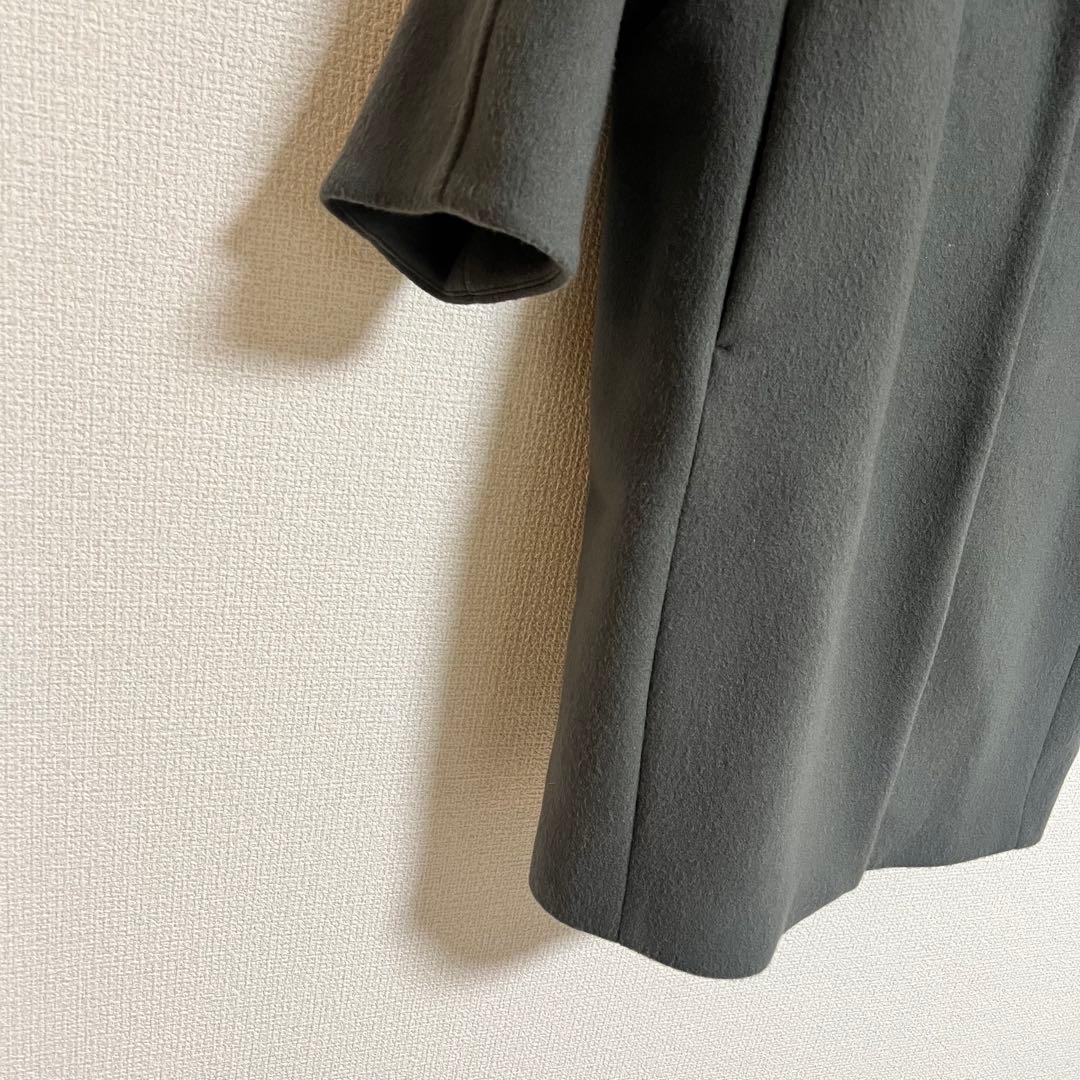 極美品✨SHIPS シップス グレー SUPER140 サイズ36 コート M