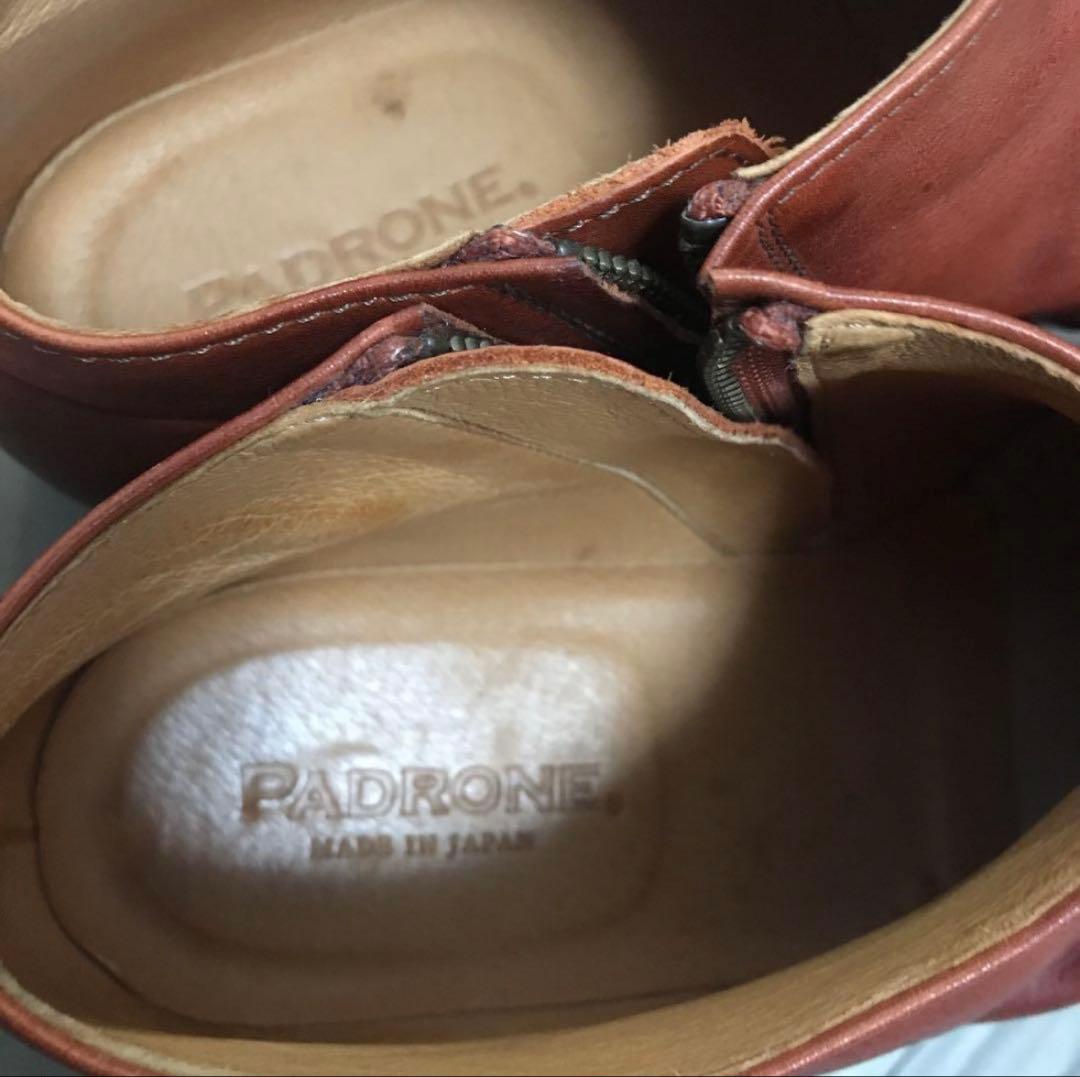 PADRONE パドローネ　キャメル　革靴　美品