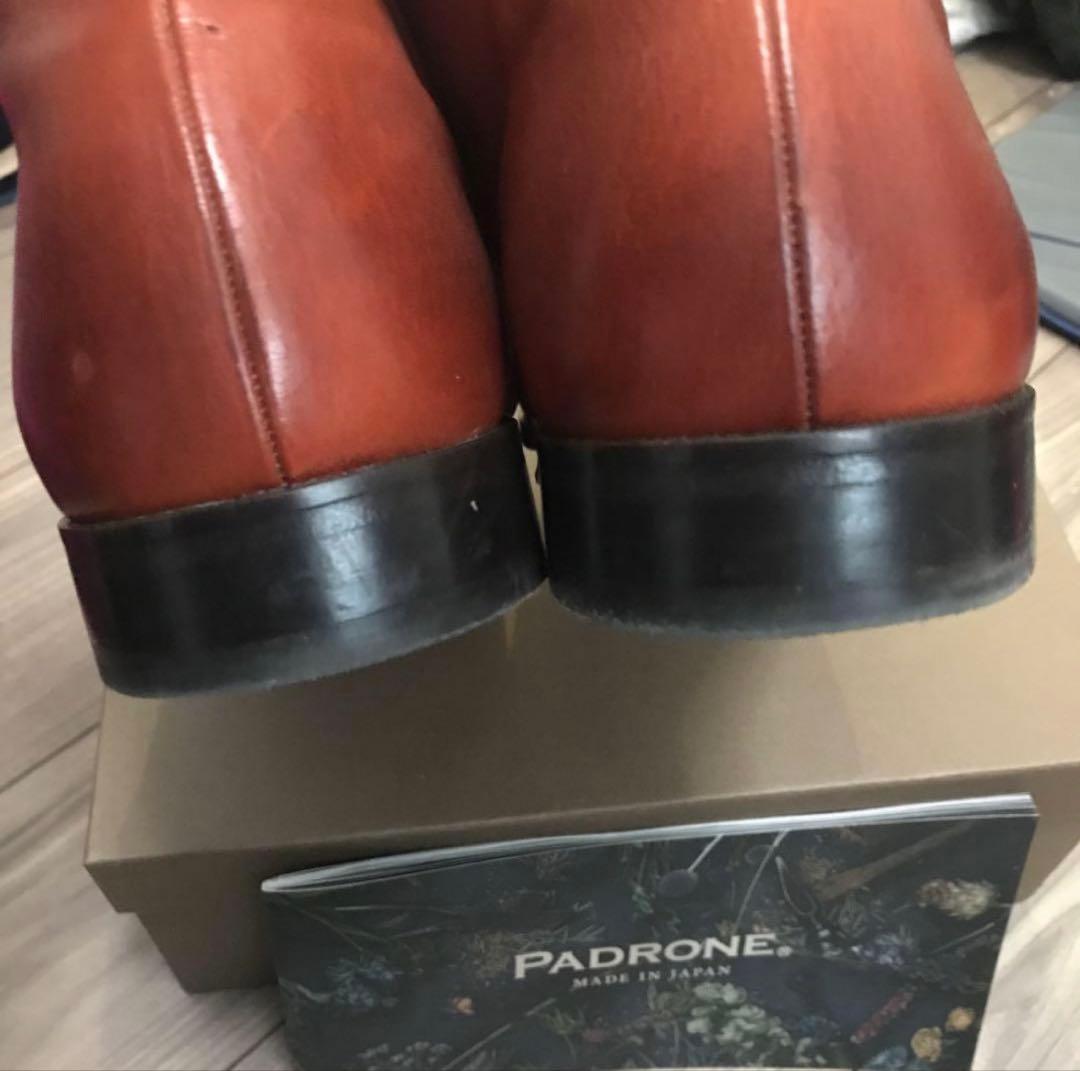 PADRONE パドローネ　キャメル　革靴　美品