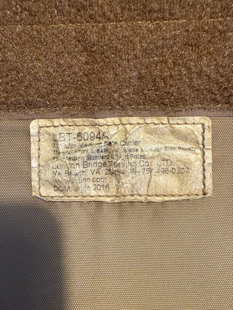 実物 LBT6094Aプレートキャリア 美品
