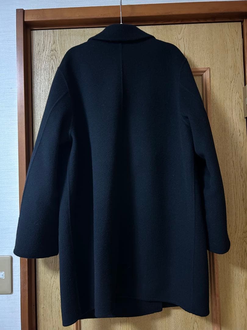 自由区【今季】ウールリバーダブルブレストコート