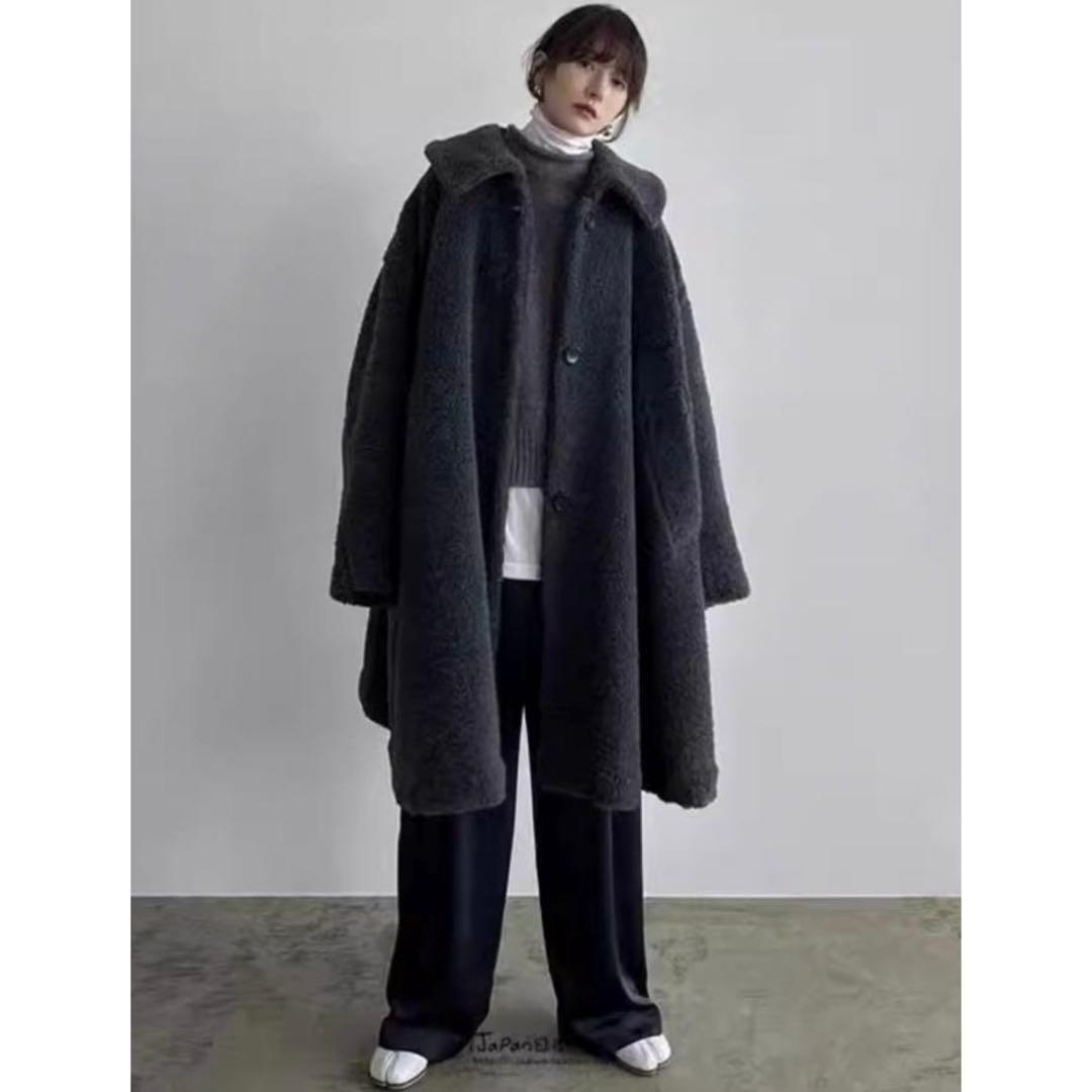 ジャケット・アウター CLANE VOLUME FLARE BOA COAT