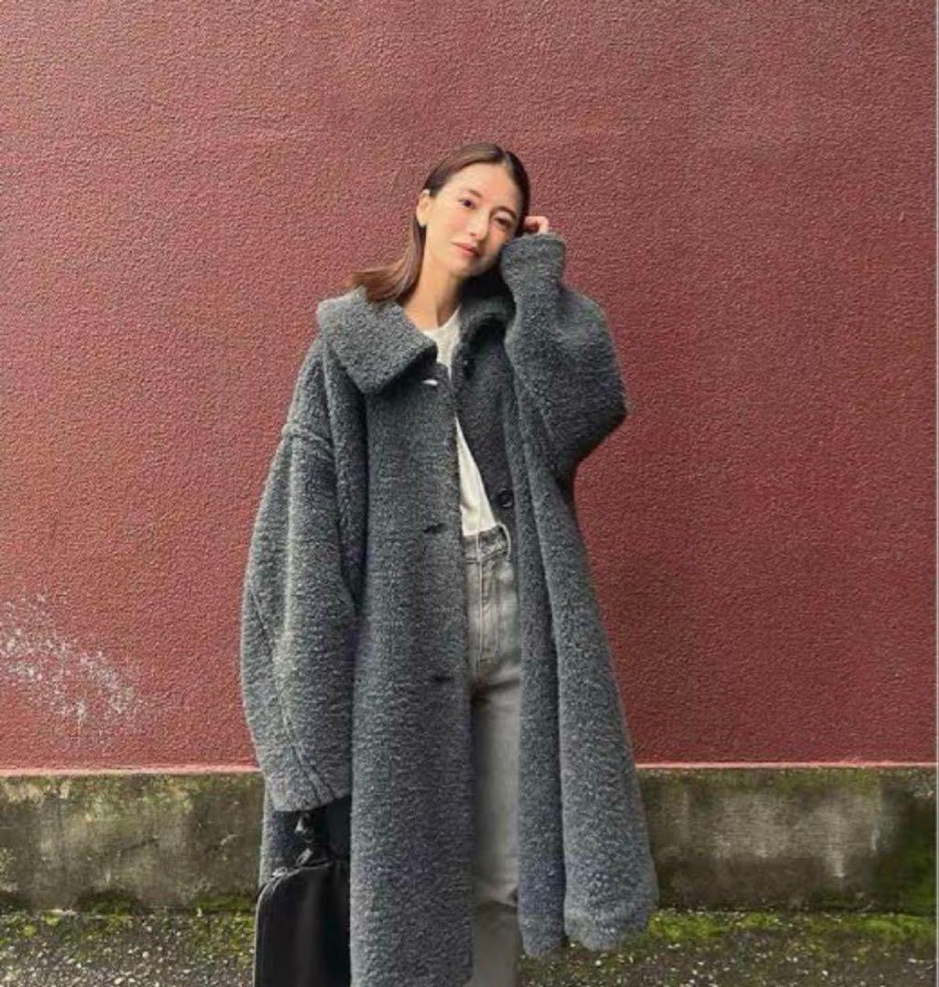 ジャケット・アウター CLANE VOLUME FLARE BOA COAT